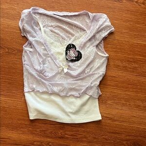 Women's Lavender Lace Camisole Top